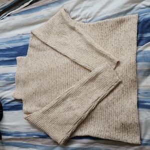 Max Studio Cream Ribbed Cozy Knit Sweater, M NWOT